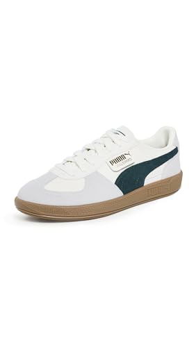 PUMA Mens Palermo Leather Lace Up Sneakers Shoes Casual - White - Size 8 M
