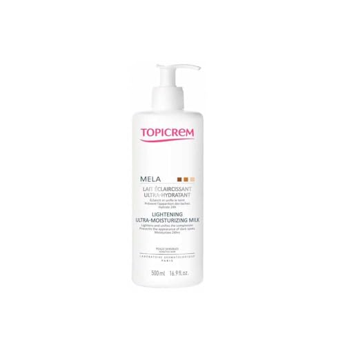 Cosmética femenina de la marca Topicrem, facial nutritiva de noche, Mela Leche Ultra Hidrat 500 mililitros