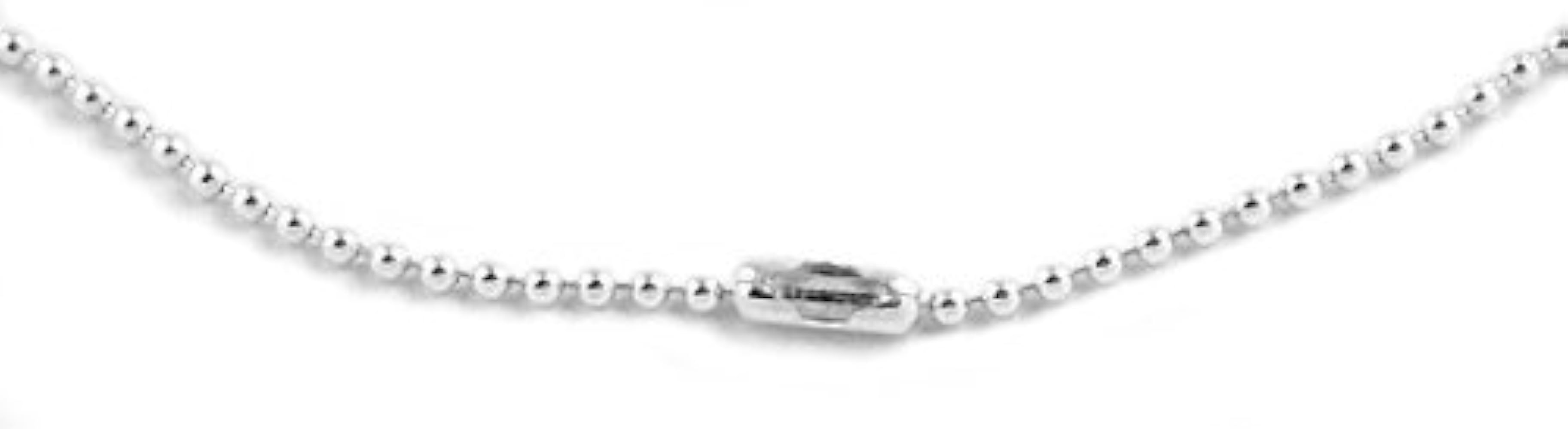 アクセサリー TETOME CRYSTALBALL+SILVER CHAIN NECKLACE Amazon.com: DragonWeave 2mm Fine Sterling Silver Ball Chain
