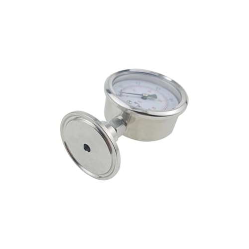 Manomètre numérique en acier inoxydable SS304 avec raccord tri-clamp 1.5" de 100mm
