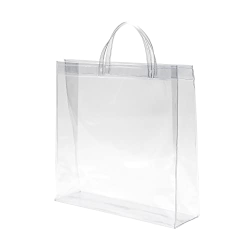 【ケース販売】手提げ袋 透明バッグ 大 006464010 1ケース(10枚入×10袋 合計100枚)
