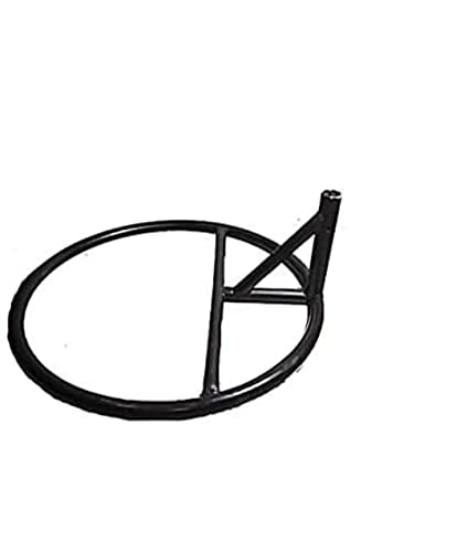 Image of Single Seater Swing Chair with Stand for Home & Cushion & Hook Outdoor Indoor |Living Room |Garden (Swing Black & White with Cushion Black)