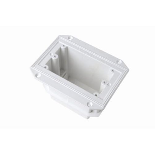 Boîtier FBOX1WH Pass & Seymour blanc avec bride 18.5Cu-in pour grand volume de câblage