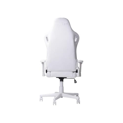 Techni Mobili Modern Sport Velvet Fabric Gaming Chair in White