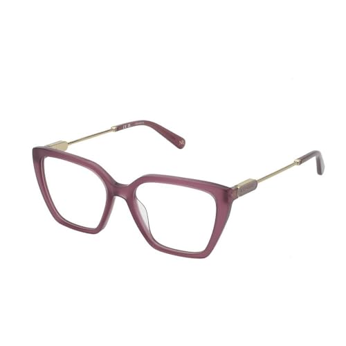 Nina Ricci VNR372 Gafas, Shiny Opal Pink, 53 para Mujer