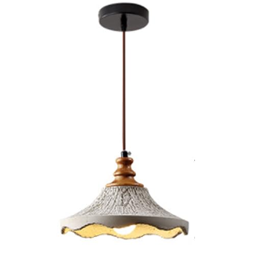 Lampe suspendue industrielle en ciment de haute qualité esthétique