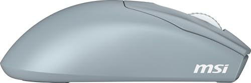 Image of msi Forge GM340 W Sky Gaming Mouse, 12800 DPI, 50M+ Clicks Micro Switch, Optical Sensor, Ergonomic Ambitextrous Hand Design, RGB Light