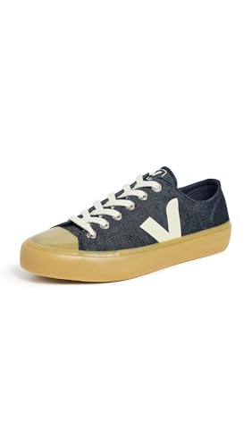 Image of Veja Women's Wata Ii Low Sneaker, Blue Pierre Natural, 8 UK