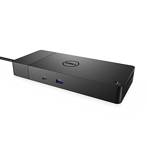 Dell Docking Station WD19S 180W USB-C USB 3.2 Gen 2 Type-C Dual DisplayPort 1.4 HDMI 2.0 Gigabit Ethernet Black