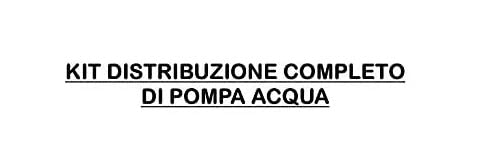 Kit distribuzione + pompa acqua codice kd1208