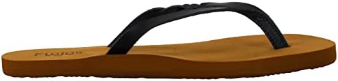 Flojos Women's Serenity Sandal, Black/Tan, 9 M US | Image 5