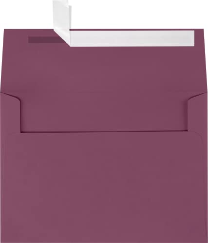 LUXPaper A7 Invitation Envelopes - Peel & Press, Vintage Plum, 80lb text