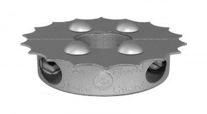 SALCA-BC-25-ALU 25mm Beneteau Aluminum Sacrificial Anode Line Cutter Assembly