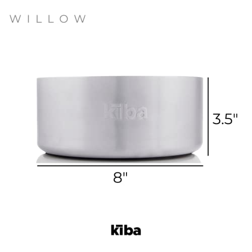 Kiba Pet Supply Willow Premium 304 Food Grade Stainless Steel Food / Water Bowl for Dogs - Image 6