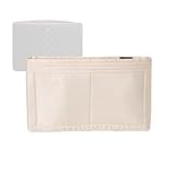 Zoomoni Silky Purse Organizer for Chanel Classic Pouch Large (Bag Length: 35cm) (Handmade/4 Color Options) [Silky Satin, Silk Liner, Insert, Shaper]