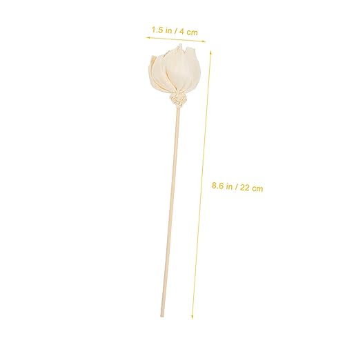 Cabilock 3 piezas varitas difusoras aromáticas de peonía miniatura 5