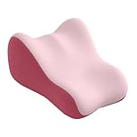 Memory Sweet Spot Body Pillow Memory Foam Prone Pillow Removable Protective Cover Multi Position Comfort Pillows, Waist and Neck Support - Pink
