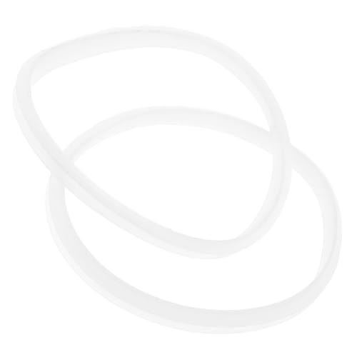 NUOBESTY Juntas de Silicona para Licuadora 2 Piezas, Anillos de Sellado de Repuesto para Tapa Cuadrada de 2l, Resistentes al Calor y Reducción de Ruido, Accesorios Aplicables para