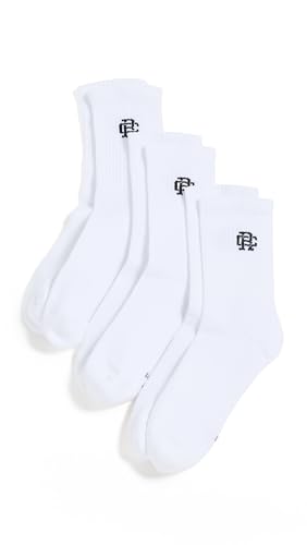 Men's 3 Pack Classic Mid Crew Socks