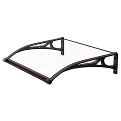 Polycarbonate Cover Front Door Outdoor Patio Awning Canopy awnings for Patio awnings for Doors Patio awnings Door awnings Exterior awnings for Decks with Large Sink Suitable for Balcony Exterior Door