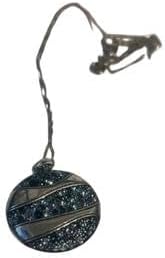 Brighton Crystal Passage Round Blue Silver Necklace $98 NWT