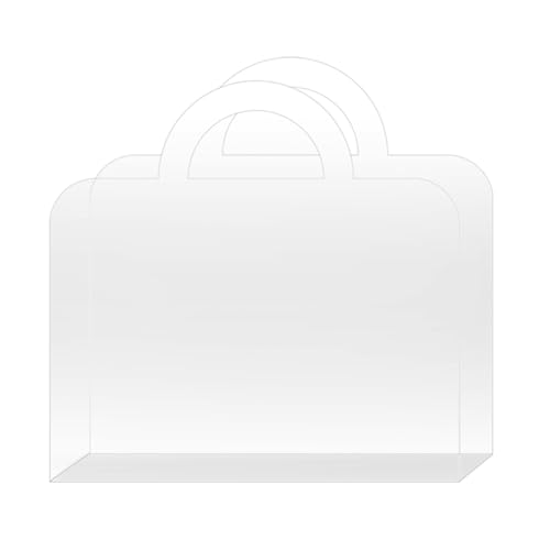 Caja transparente de flores frescas PET, bolso de mano de ramo de flores, bolso de mano, festivales, fiestas, regalo, paquete de rosas, bolsa de embalaje de regalo