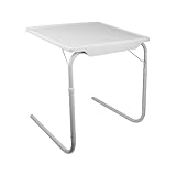 Bargains Crown Portable Foldable Sofa Table | Adjustable Tray Folding Desk Smart Table | Folding Laptop Stand | Sofa Side Table for Eating Drawing Reading Writing Crafting Armchair Table Stand