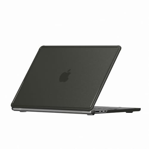 Étui compatible avec MacBook Pro 16 pouces antichoc noir coque A3428 A3429