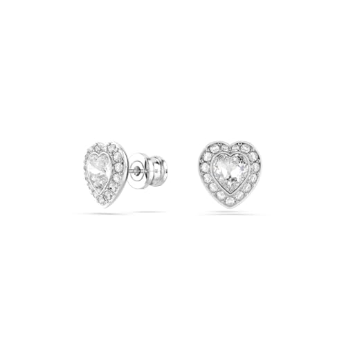 Image of Swarovski Ariana Grande Collection, Clear Crystal & Pearls, Rhodium Finish Earrings