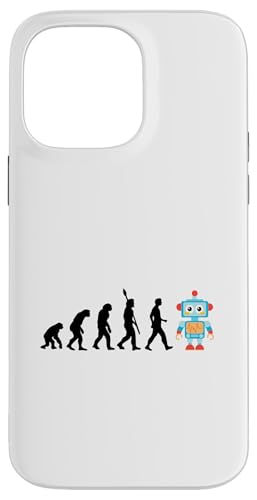 ロボット進化 AI・サイエンスエンジニア ヒューマンマシン スマホケース iPhone 14 Pro Max 用