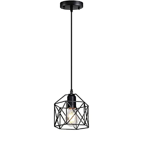 Lámpara industrial de techo E27 para iluminar balcones oscuros con estilo retro 2