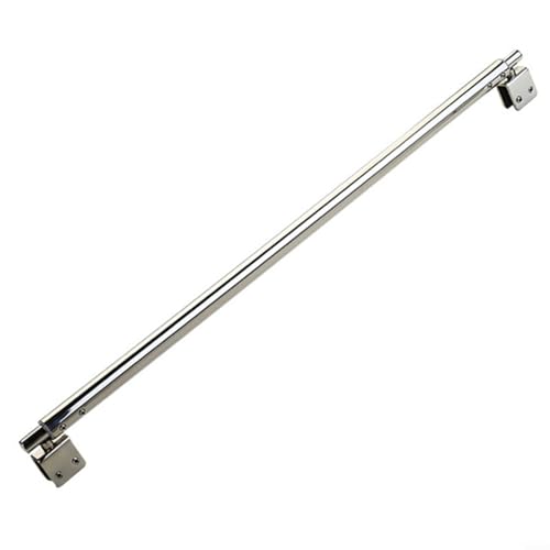 Barra de soporte para mampara de ducha, barra de soporte de puerta de vidrio de ducha de acero inoxidable, brazo de soporte de montaje en pared telescópico ajustable de 400-600mm para baño