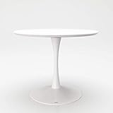 TISCH IM RETRO-DESIGN mit Säulenfuss. Der runde Esstisch ist für ca 5 - 7 Personen geeignet. Durch den Säulenfuss bietet der Tisch für den Sitzplatz genügend Beinfreiheit.