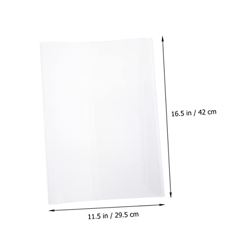 Parliky 30 Pçs Capa De Livro Transparente Proteção Capa De Água Livro Capa Transparente Capa De Livr