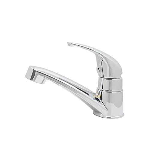 Torneira Pia Lavatório Banheiro Mesa Bancada Abs Cromado Luxo 1/4 Volta