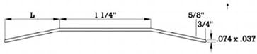 ISM 1611-5053 RR1 5/8" 1,000 Staples per Roll