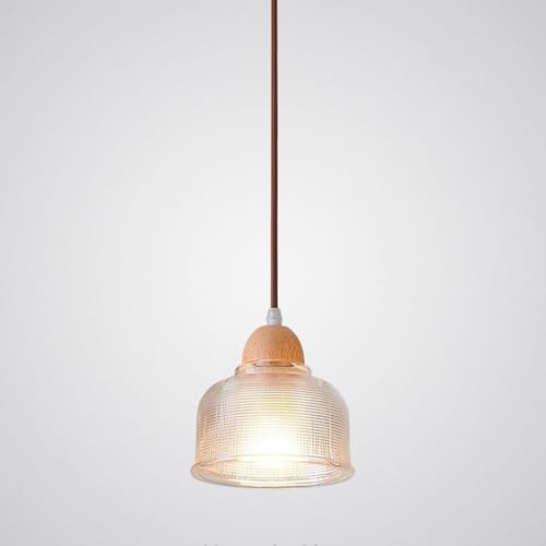 Lustre en verre style japonais pour éclairer chaleureusement votre chevet de chambre