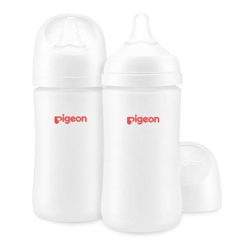 Pigeon Silicone Coating Baby Bottles 8 oz