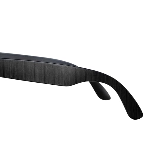 Glasses Skin Compatible with Ray-Ban Meta Wayfarer (Gen 1 or 2) - Black Wood - Premium 3M Vinyl Protective Wrap Decal Cover - Easy to Apply | Crafted in the USA by MightySkins by Vision Signs & Graphics - Used condition - Image 5