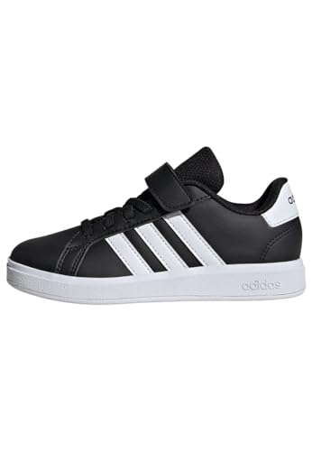 adidas Grand Court 2.0 Shoes Children Tennisschuhe, Core Black/Cloud White/Core Black, 35 EU