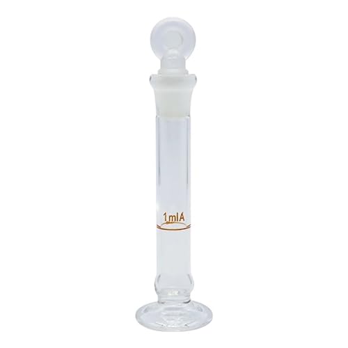 Flacon en verre transparent anti-contamination avec bouchon de laboratoire 2 à 2000 ml