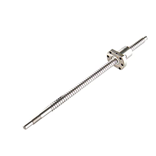 ANWOK Ball Screw SFU1204 RM1204-600mm 12mm Antibacklash Linear Motion BallScrew L600mm/23.62inch with Ball Nut End Machining CNC Part