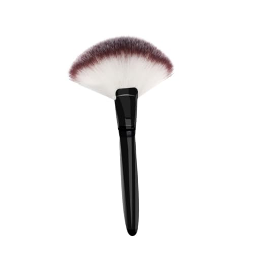 NOLITOY Elegant Large Wood Handle Blush Brush for Foundation Quick Makeup Tool Random