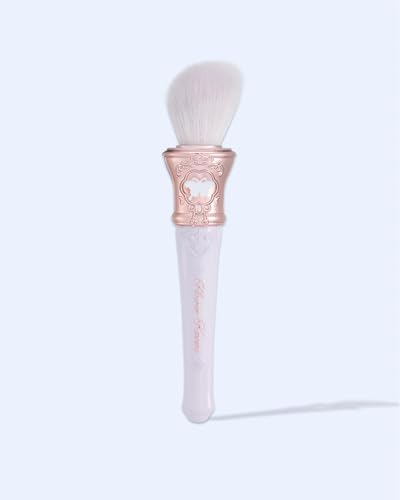 Pincel de pó angular com gola de nuvem de borboleta (glicínias geladas)