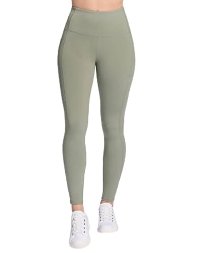 Image of Skechers Women's High Rise Go Walk Goflex High Waisted 2-Pocket Yoga Fitted Leggings