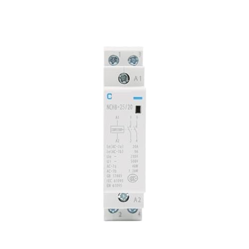 Contacteur ca monophasé NCH8 25A à commutation silencieuse 2NO 2NC 230V