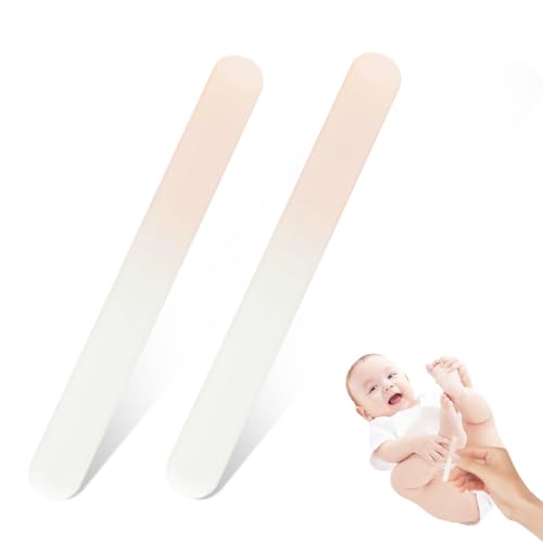 JUGUTA Nagelfeile Baby - 2 Stück rosa Glas-Nagelfeilen (9×1×0.3cm) für Neugeborene und Mütter JUGUTA Nagelfeile Baby - 2 Stück rosa Glas-Nagelfeilen (9×1×0.3cm) für Neugeborene und Mütter