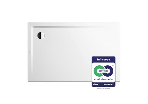 Kaldewei SUPERPLAN 1852-1, Duschwanne, 90x130cm, 385200010001, Farbe: alpinweiß