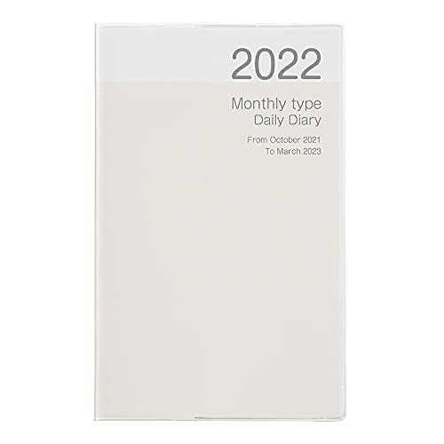 ナカバヤシ 手帳 2022 ノートダイアリー ホワイト NS-001-22W
