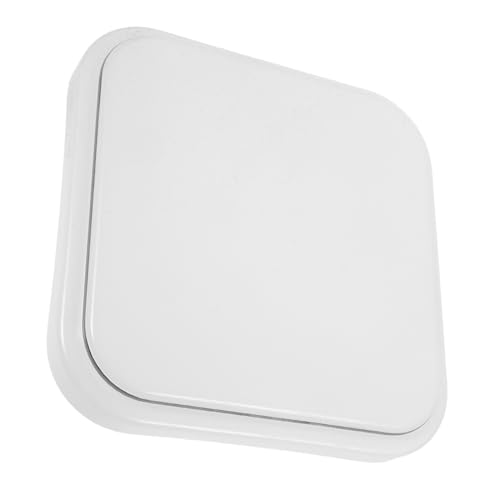 POPETPOP 長方形シーリングライトカバー 耐久性軽量素材採用 簡単取付可能 吸頂灯用交換ランプシェード モダンで高透過率設計 家用照明器具